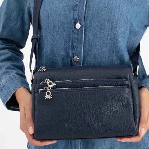 Benetton Bayan Kol Çantası BNT_1692 Lacivert