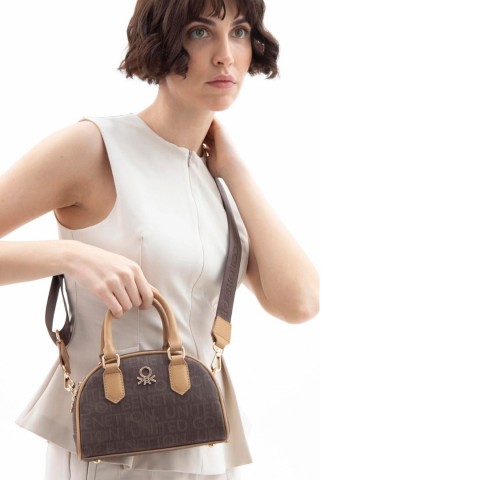 Benetton Bayan Kol Çantası Bnt1602 Kahve-Camel