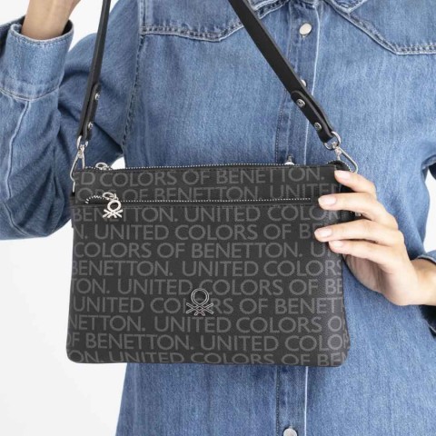 Benetton Bayan Kol Çantası Siyah Bnt1694