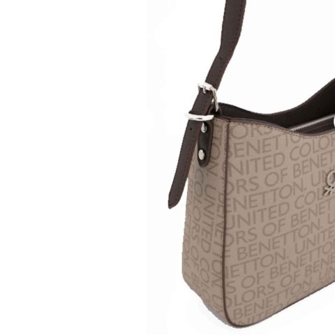 Benetton Bayan Kol Çantası Taş-Kahve Bnt 1703