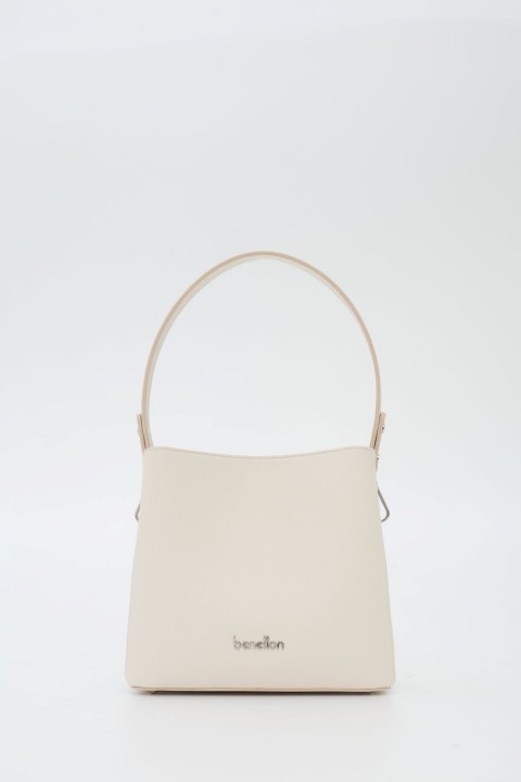 Benetton Bayan Omuz Çanta Bej 1821