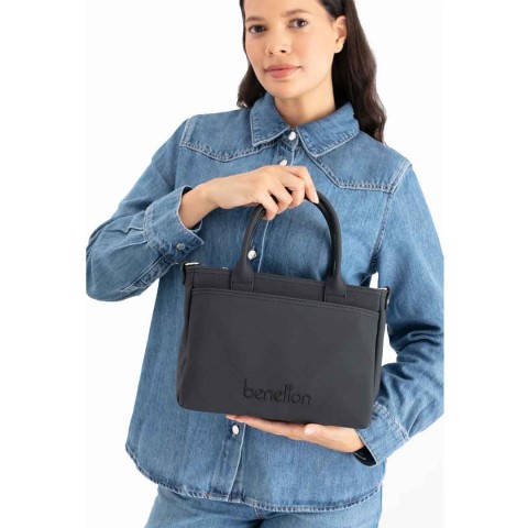 Benetton Bayan Omuz Çantası Siyah BNT_1649