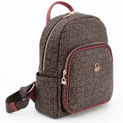 Benetton Bayan Sırt Çanta Bnt 1645 | Kahve Bordo
