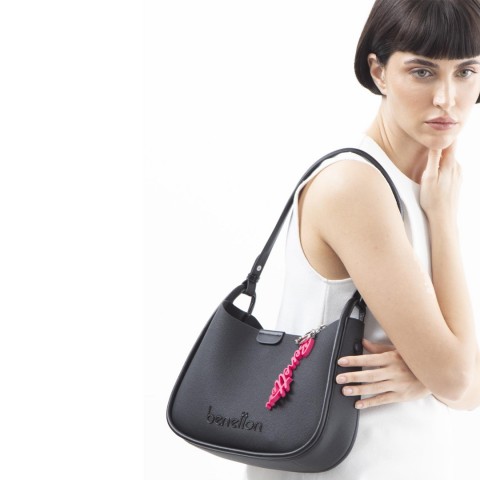 Benetton Bnt 1525 Bayan Kol Çantası Siyah