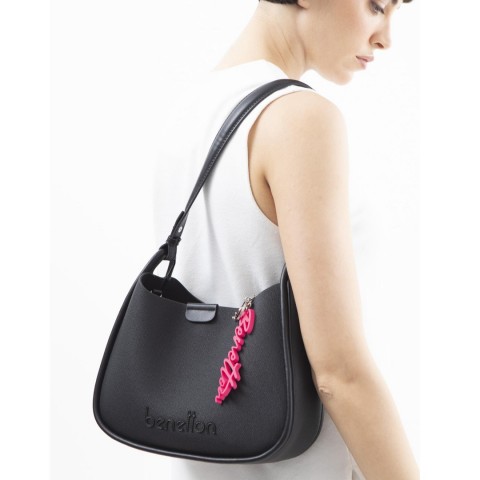 Benetton Bnt 1525 Bayan Kol Çantası Siyah