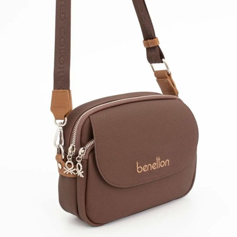 Benetton Kadın Çapraz Çanta BNT_1665 Kahve-Camel