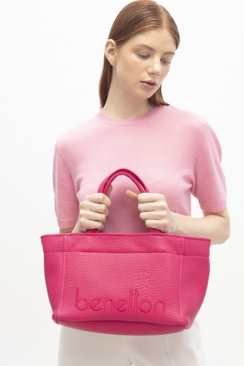Benetton Kadın El Çantası Fuşya 1844