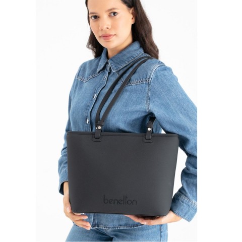 Benetton Kadın Kol Çantası BNT_1655 Siyah