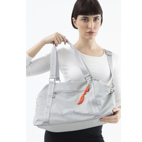 Benetton Kadın Seyahat Çantası BNT1575 A.Gri