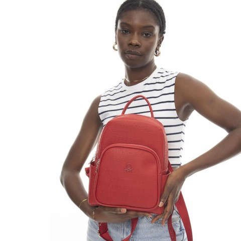 Benetton Kadın Sırt Çantası BNT 615 Kırmızı
