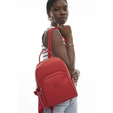 Benetton Kadın Sırt Çantası BNT 615 Kırmızı