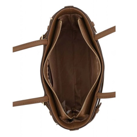 Benetton Monogram Bayan Omuz Çantası Bnt 1663 Kahve-Taba