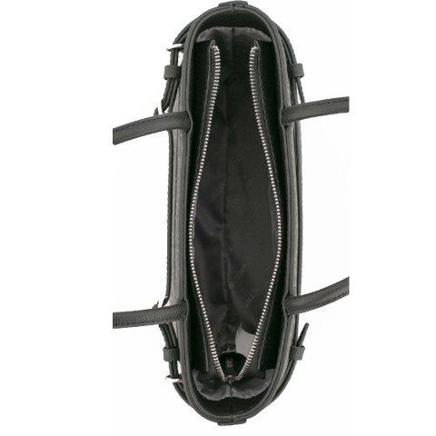 Benetton Monogram Bayan Omuz Çantası Bnt 1663 Siyah