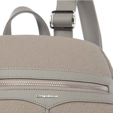 Cengiz Pakel Larissa Kadın Sırt Çantası 7368-Gri