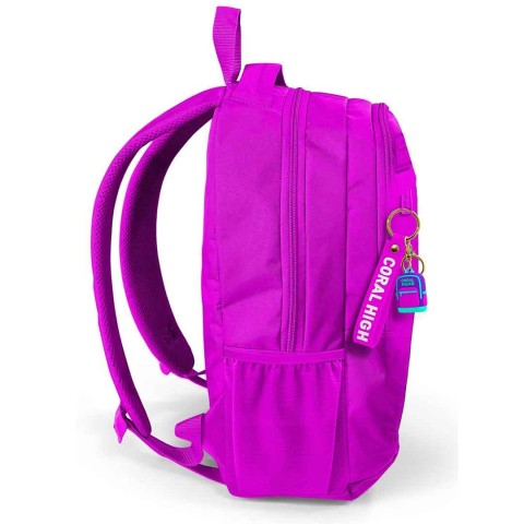 Coral High Kids Pembe Üç Bölmeli Okul Sırt Çantası 14396