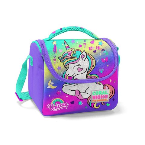 Coral High Kids Unicorn Desenli Thermo Beslenme Çantası 11729