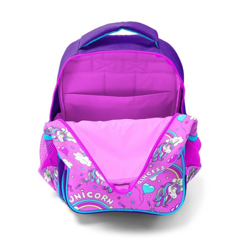 Coral High Kids Unicorn Desenli Üç Bölmeli Okul Sırt Çantası 23404
