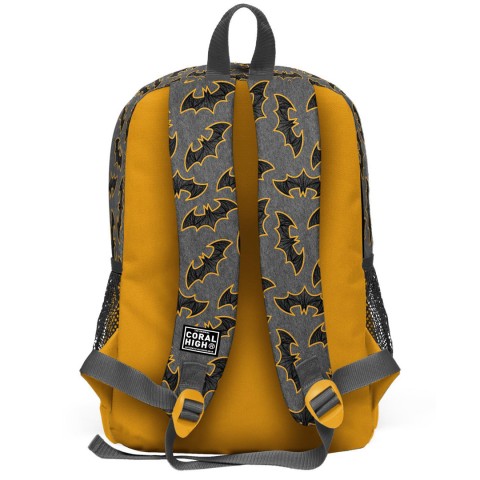 Coral High Kids Yarasa Desenli Dört Bölmeli Okul Sırt Çantası 23721