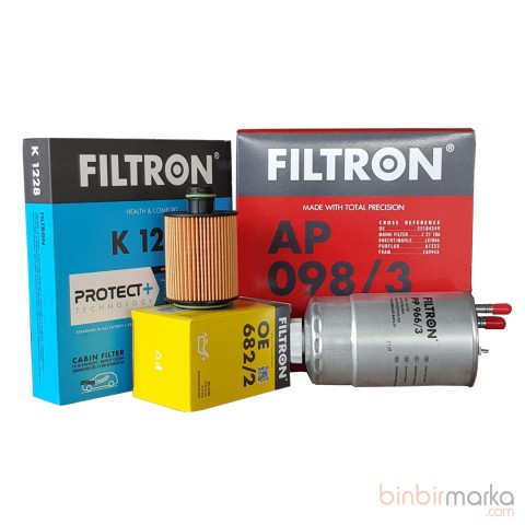 Fiat Linea 1.6 Multijet Filtre Bakım Seti 2009-2015