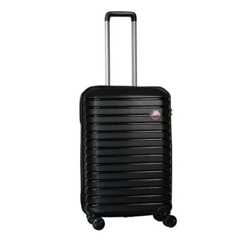 GROUND 10663 Vanille 3'lü Valiz Seti -Siyah