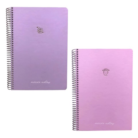 Gıpta Micro Spiralli Kareli Sert Kapak Defter 100 Yaprak 17x24 - 2 Li