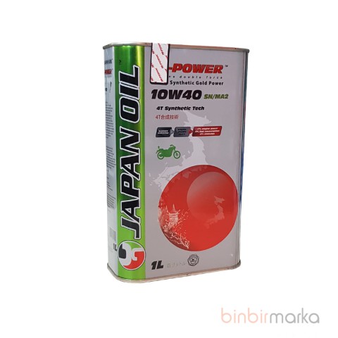 Japan Oil Bi-Power Green Tech 4t 10W40 1 Lt (Ü:2022)