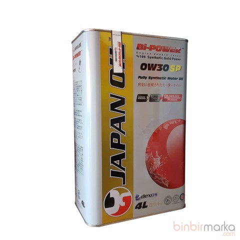 Japan Oil  Bi-Power Tam Sentetik 0w-30 4Lt (Ü:2022)