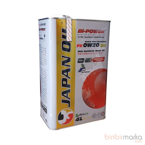 Japan Oil  Bi-Power Tam Sentetik Dexos1 0w-20 4Lt (Ü:2022)