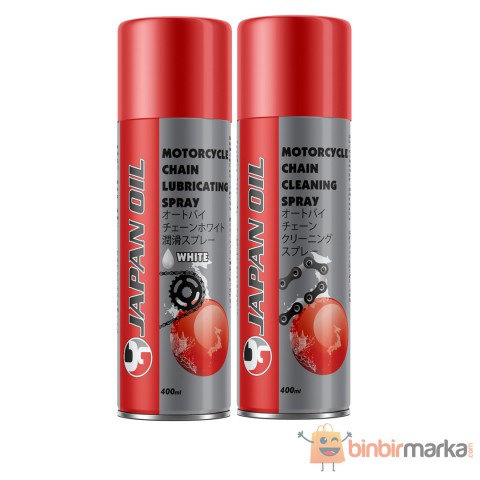 Japan Oil Zincir Yağlama ve Temizleme Spreyi 400 ml