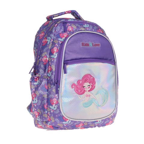 Kaukko Kids&Love Sırt Çantası Aynalı-Simli L5097