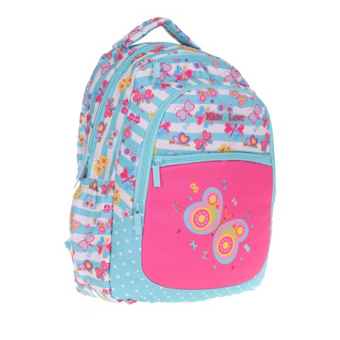 Kaukko Kids&Love Sırt Çantası Paterned Butterfly L5108