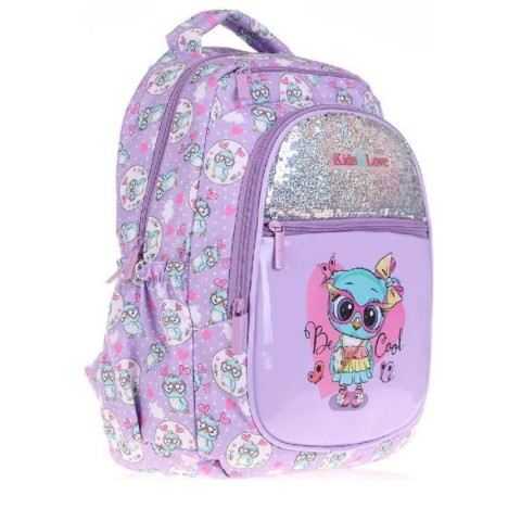 Kaukko Kids&love Sırt Çantası (Pullu-Rugan Owl)
