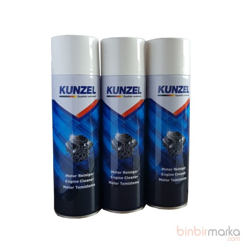 Kunzel Motor Dış Temizleyici Sprey 500 ml 3 lü set