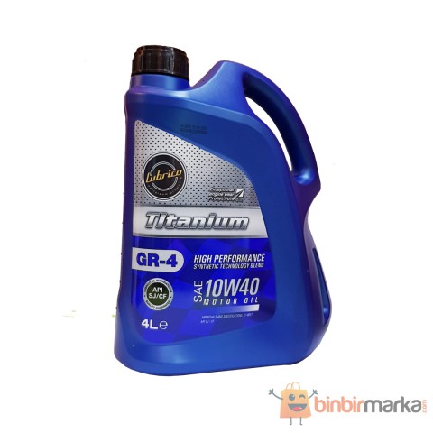 Lubrico Titanium GR-4 10W40 Motor Yağı 4 Lt (Ü:2023)