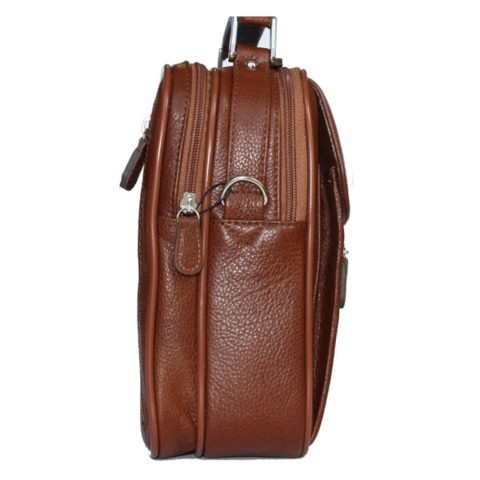 MÇ DERİ Erkek El Ve Omuz Askılı Deri Çanta %100 Hakiki Deri