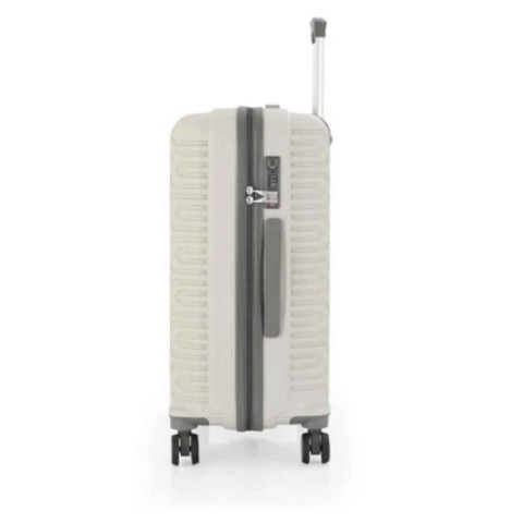 MÇS Üçlü Polipropilen Valiz Seti V377 - Kemik Gri