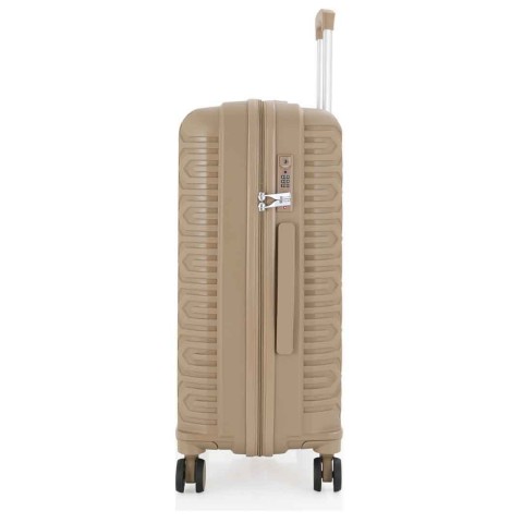 MÇS Üçlü Polipropilen Valiz Seti V377 - Şampanya