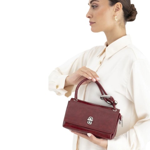 Matthew Cox Bayan Kol Çantası Bordo BYN2411