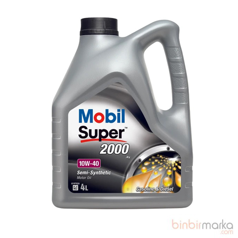 Mobil Super 2000 X1 10w40 Motor Yağı 4 Lt (Ü:2023)