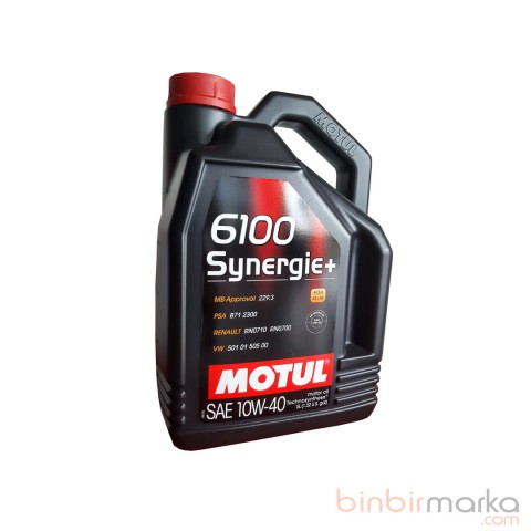Motul 6100 synergie  10W40 5 Lt (Üretim:2022)