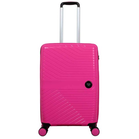 NASA U.S Gen-z 3 lü Fuşya Valiz Seti (Büyük+Orta+Kabin)