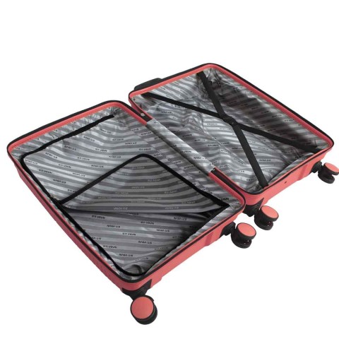 NASA U.S Gen-z 3 lü Rose Valiz Seti (Büyük+Orta+Kabin)