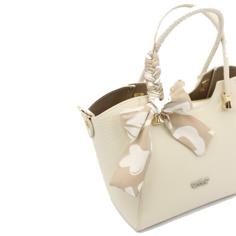 Polo Club Yeni Sezon Bayan Küçük El / Omuz Çantası Krem