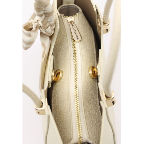 Polo Club Yeni Sezon Bayan Küçük El / Omuz Çantası Krem