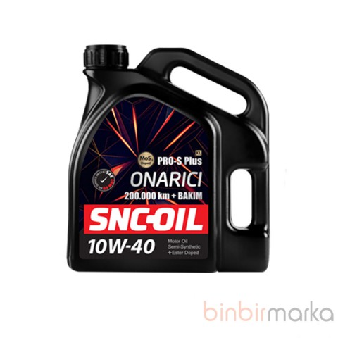 SNC-OIL 200.000 Km + Bakım Pro-S Plus XL Onarıcı 10W-40 4 Lt (Ü:2022)