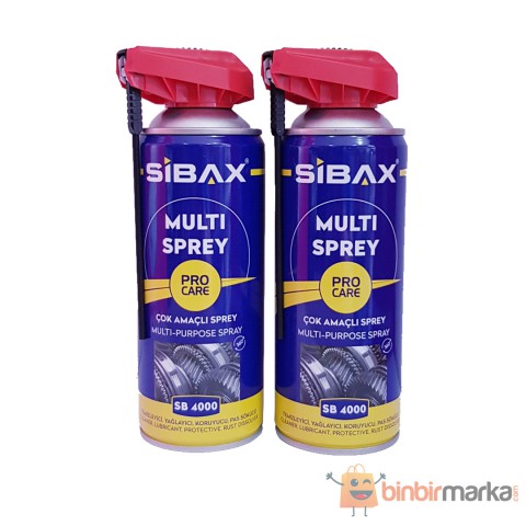 Sibax SB 4000 Çok Amaçlı Multi Sprey 400ml 2li Set