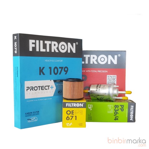 VW Polo 1,2 TSİ (2009-2014) Filtron Bakım Seti
