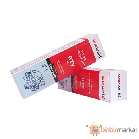 Wieweld RTV Siyah Sıvı Conta (+300)(-60) 80ml 2li Set