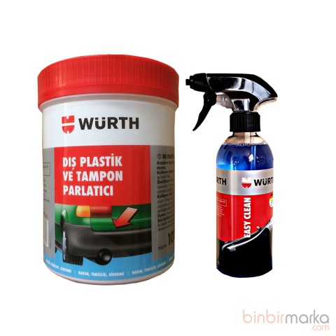 Würth Dış Plastik Ve Tampon Parlatıcı 1000 ml + Susuz Oto Temizleme