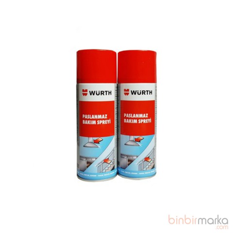 Würth Paslanmaz Bakım Spreyi 2 li set